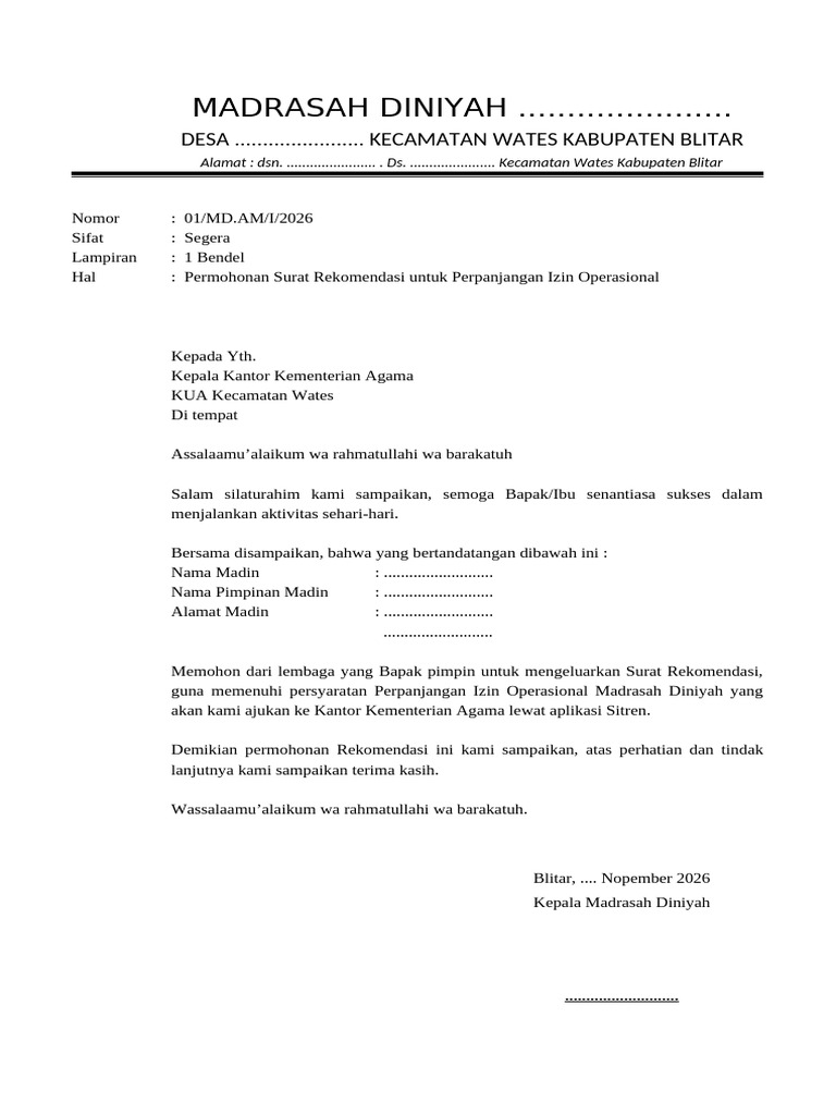 Contoh Rekom | PDF