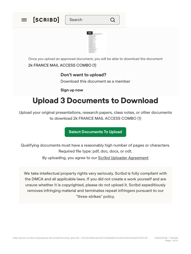 Upload A Document - Scribd | PDF | Scribd