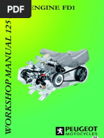 Peugeot (1) .Fd1 - 4t 125cc Engine Workshop Manual