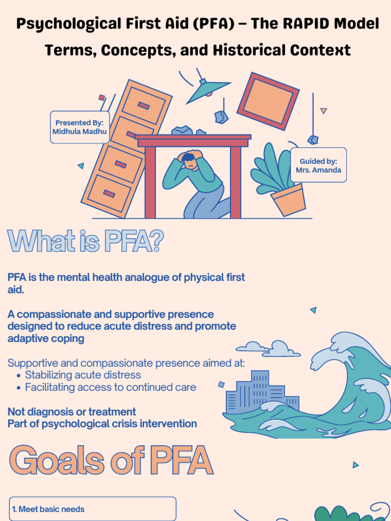 Psychological First Aid (PFA) - The RAPID Model | PDF | Psychological ...