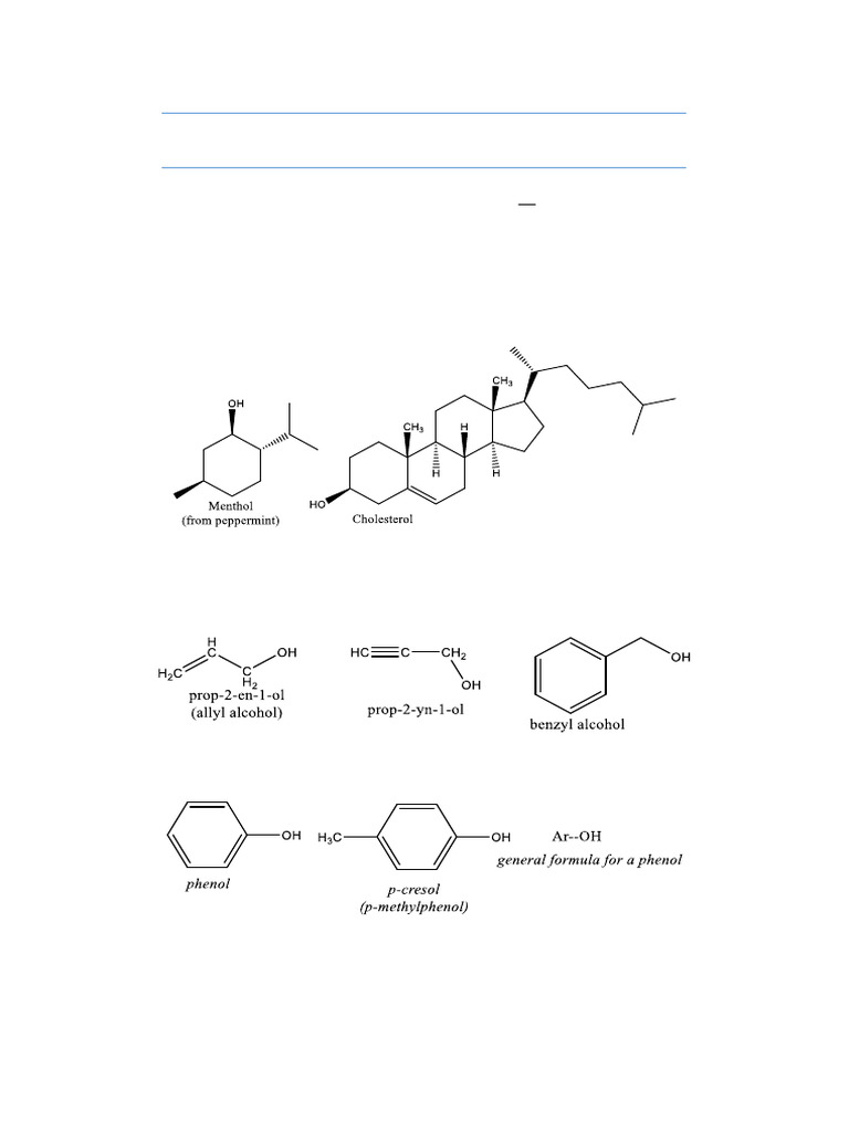 Alcohols, Ethers and Epoxides | PDF | Ether | Alkene