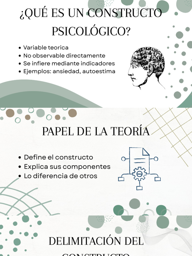 ¿Qué Es Un Constructo Psicológico | PDF