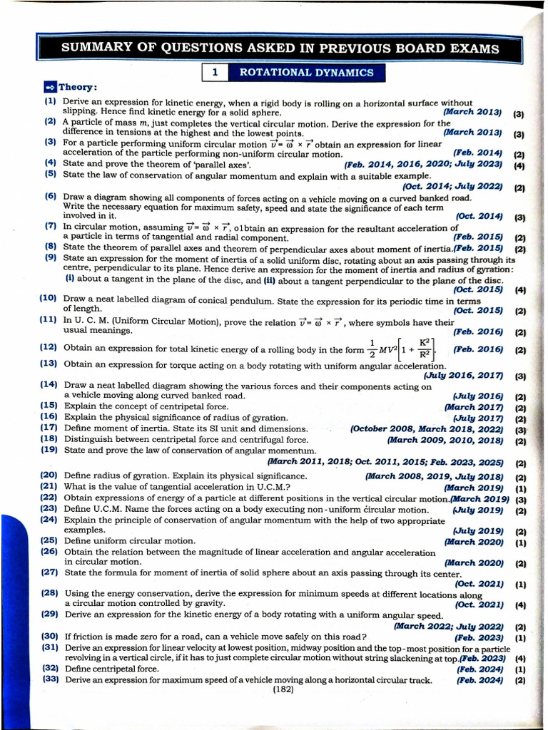 Physics Pyq Uttam Paper Solution Till 2025 3 | PDF