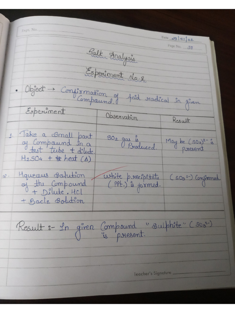 Experiment 6 Chemistry 11 | PDF