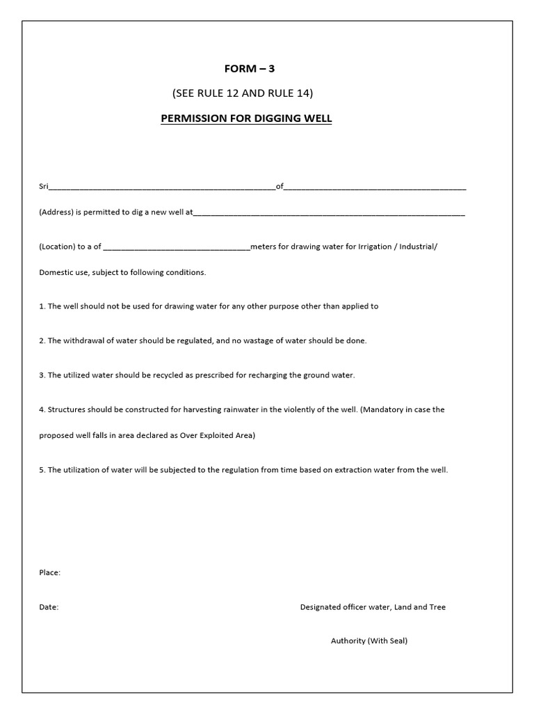 (See Rule 12 and Rule 14) : Form 3 | PDF
