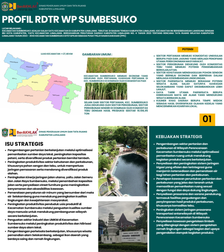 Profil RDTR Sumbersuko | PDF