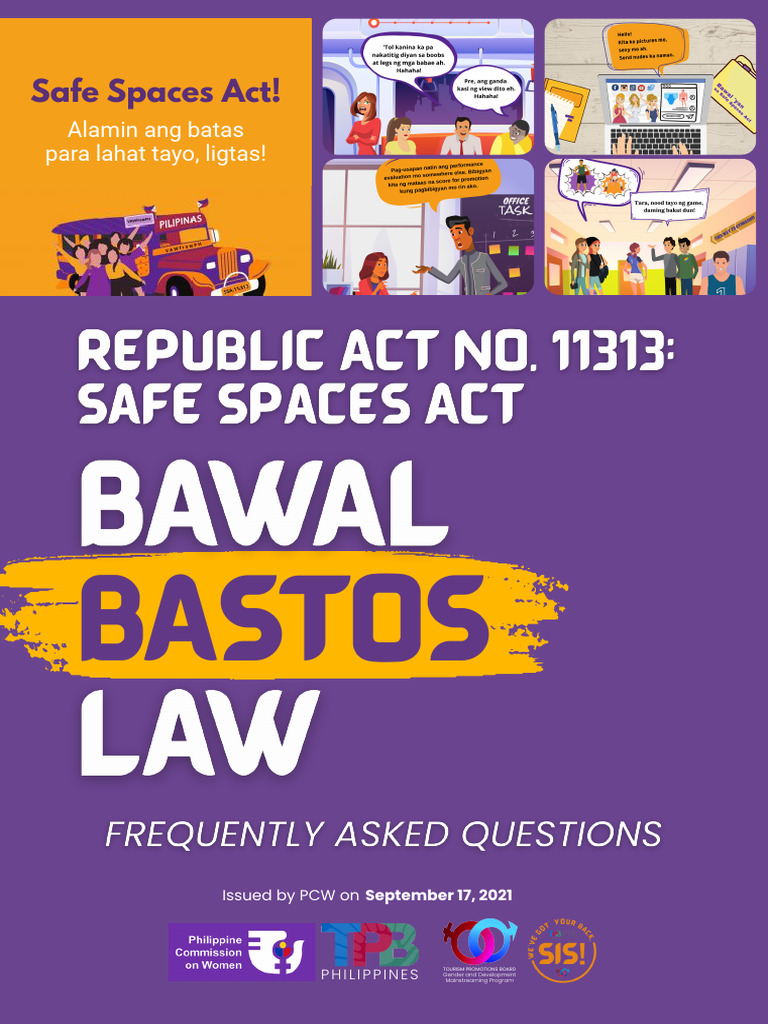 Republic Act No. 11313 Safe Spaces Act FAQs | PDF | Sexual Harassment ...