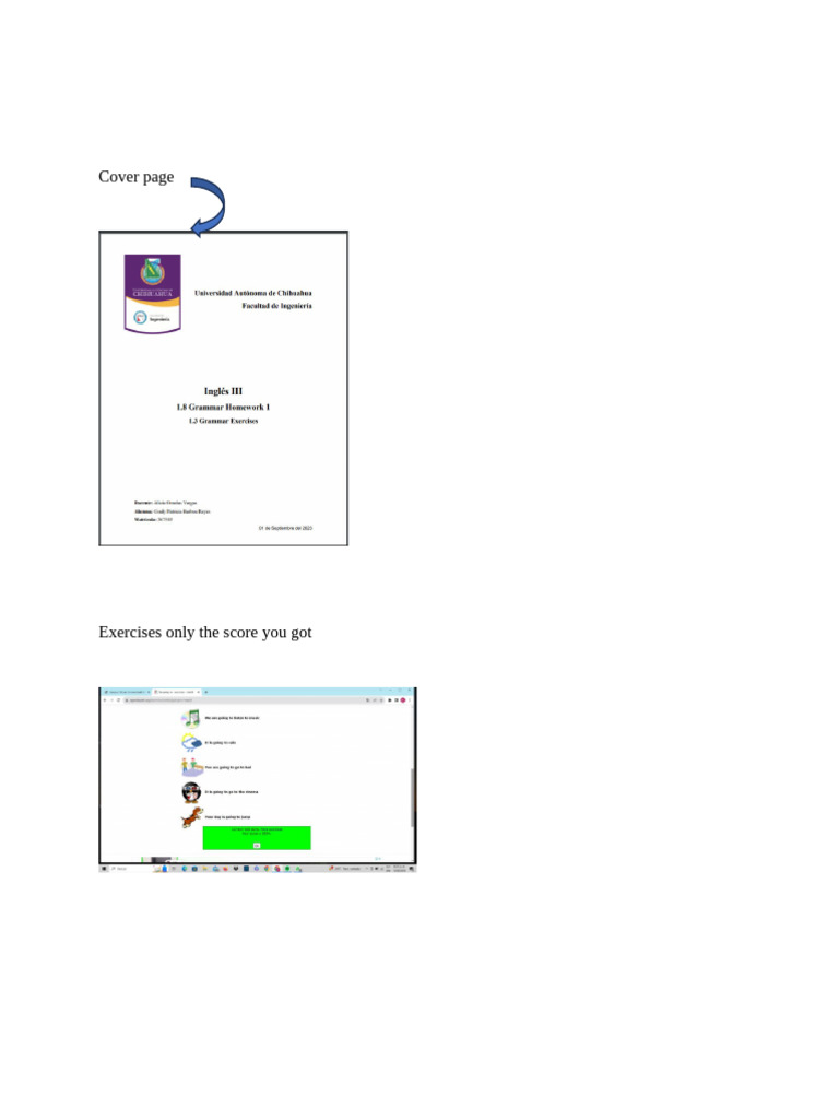 Instructions To Send Homework | PDF