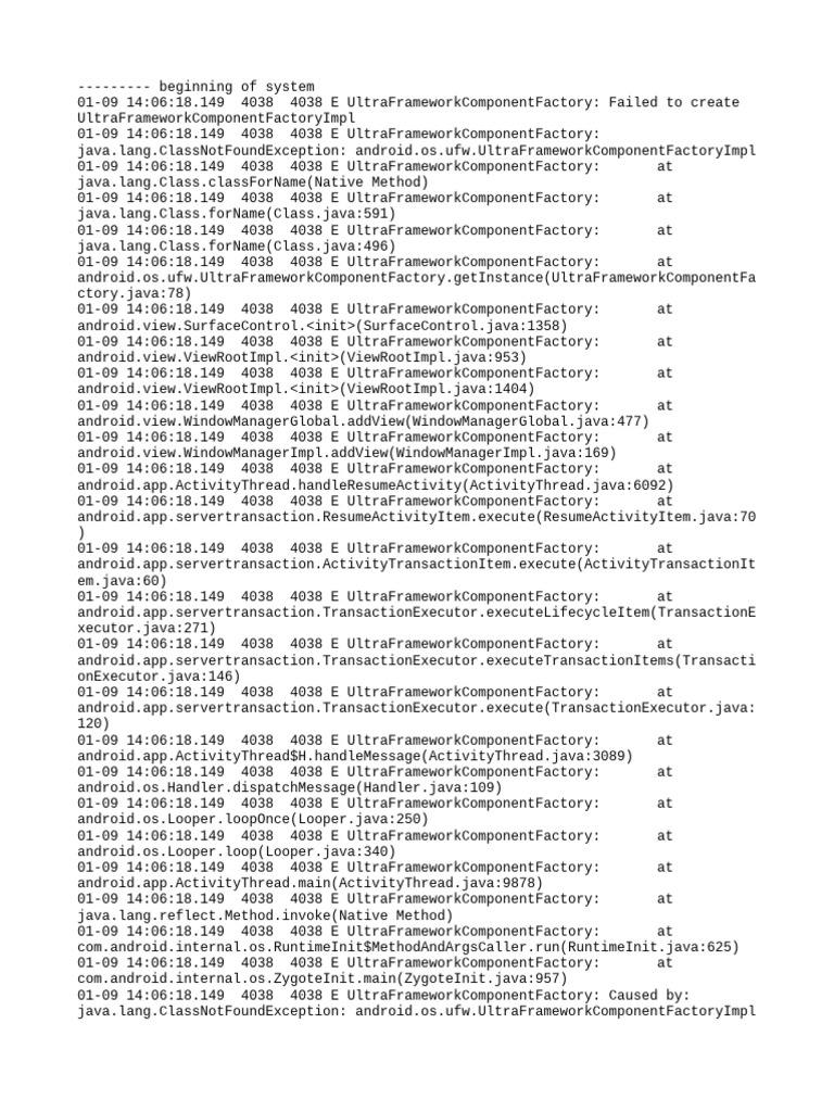 Log Cat 1767947801383 | PDF | Java (Programming Language) | Android ...