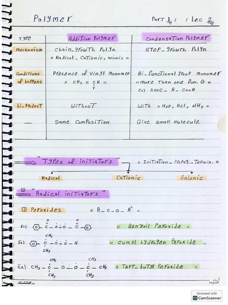 Polymer P1 Lec 2 | PDF