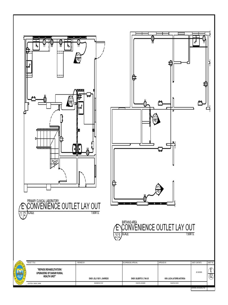 E Convenience Outlet Lay Out E Convenience Outlet Lay Out: Primary ...