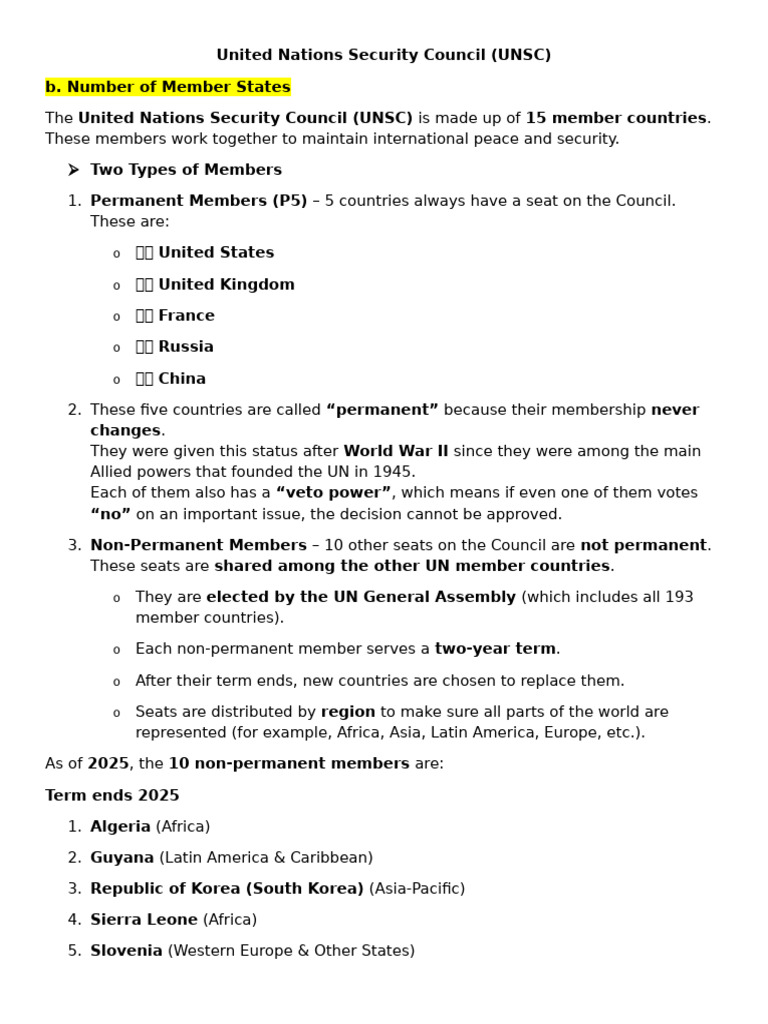 Draft Unsc Cess | PDF | United Nations Security Council | United Nations