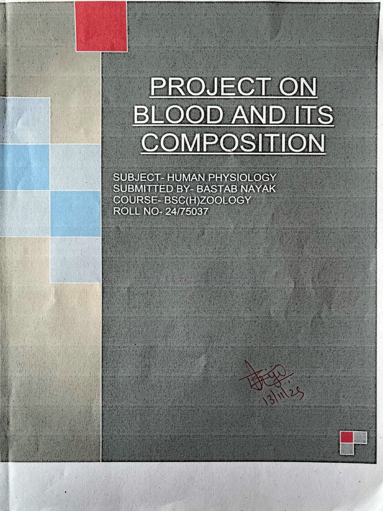 Human Physio Project | PDF