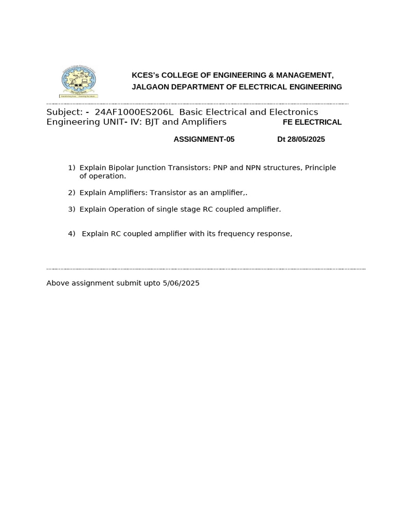 Assignment 5 | PDF
