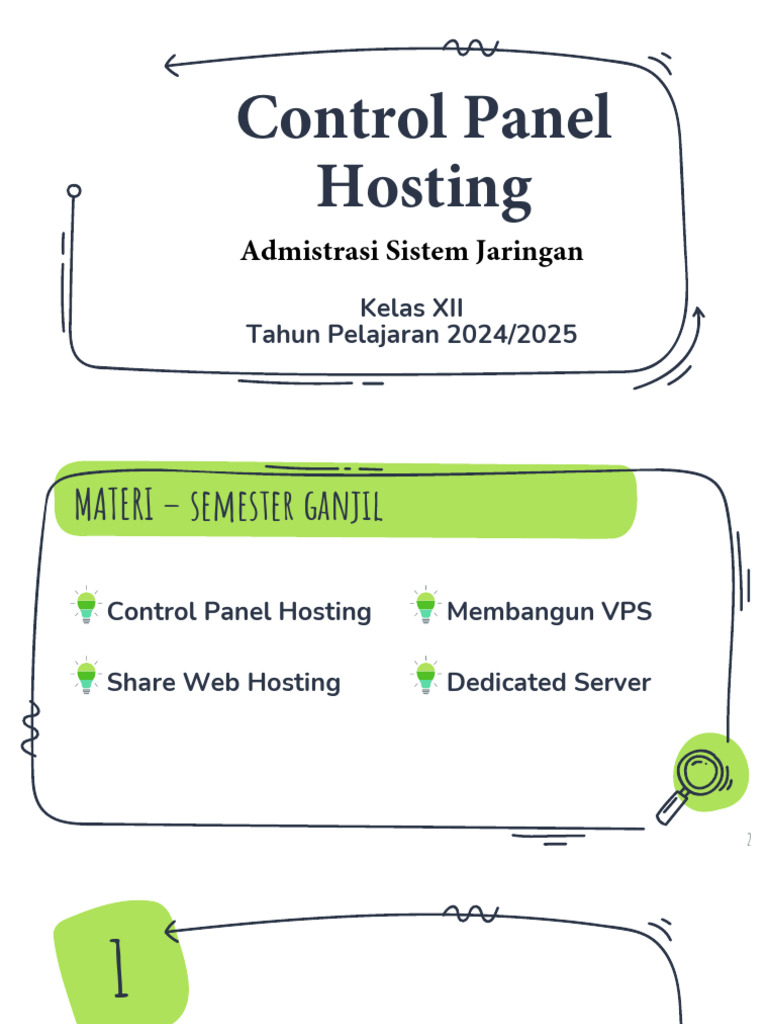 Belajar Control Panel Hosting | PDF