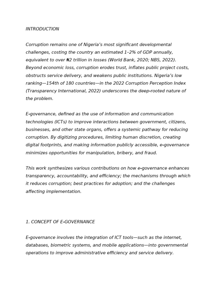 Anti Corruption Assignment | PDF | Corruption