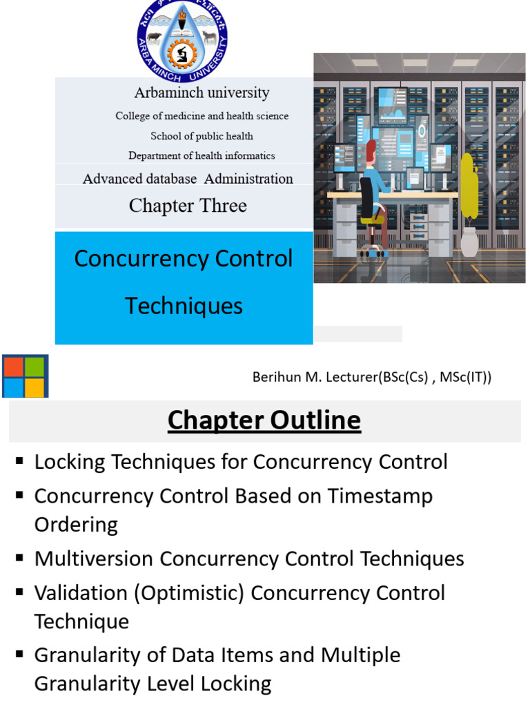 3 CH 3.concurrency Control Techniques Unlocked | PDF | Database ...