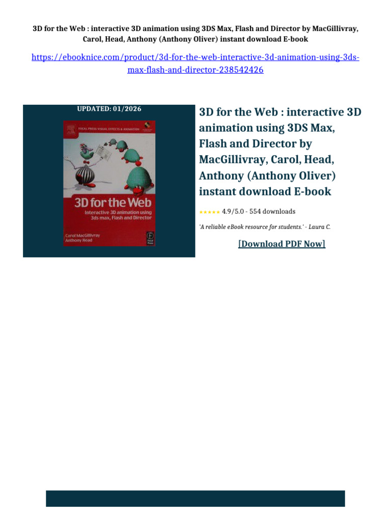 3D for the Web : interactive 3D animation using 3DS Max, Flash and ...
