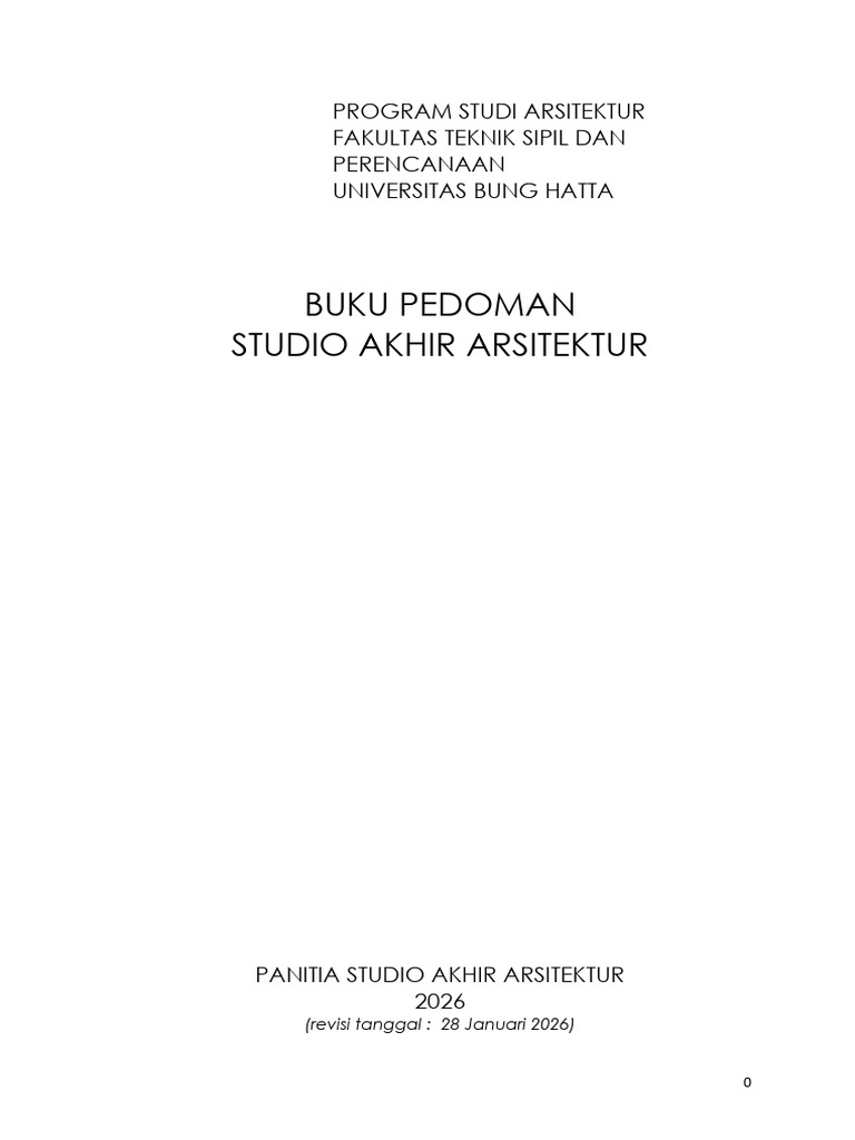 Pedoman SAA UBH-revisi 2026 | PDF