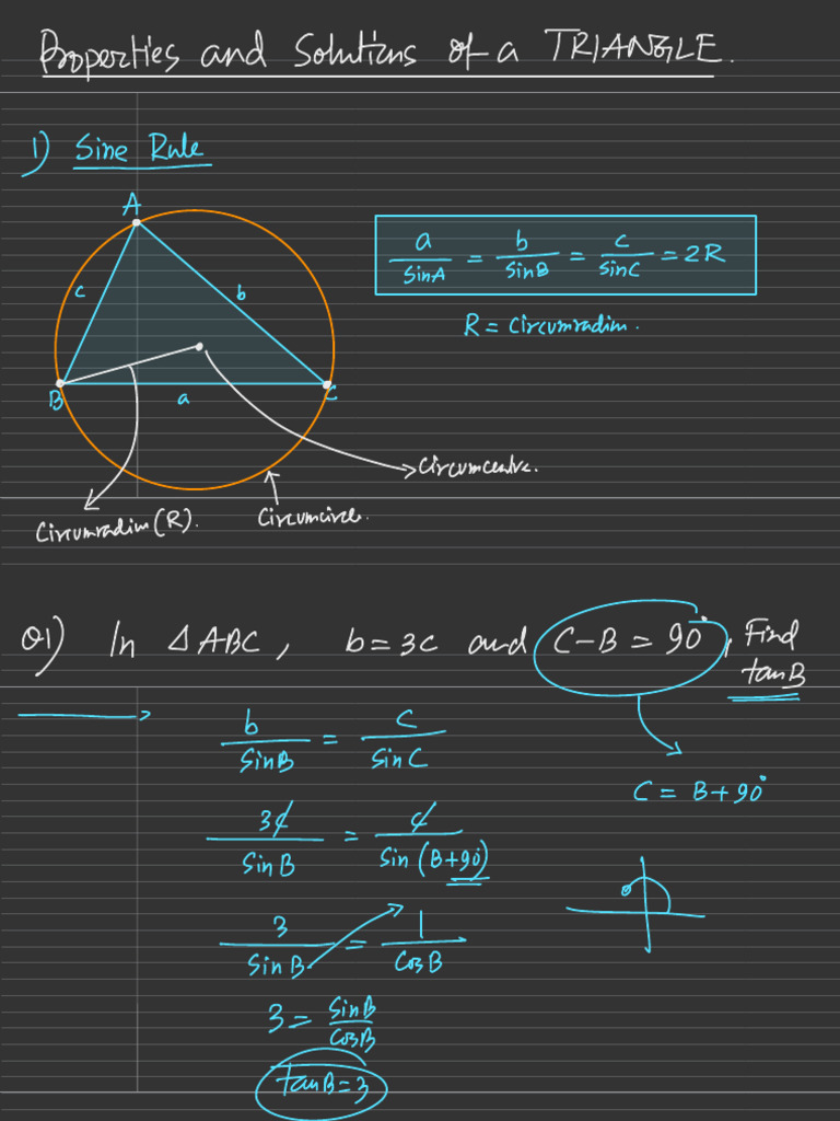 Properties of Triangle | PDF | Geometric Shapes | Elementary Mathematics