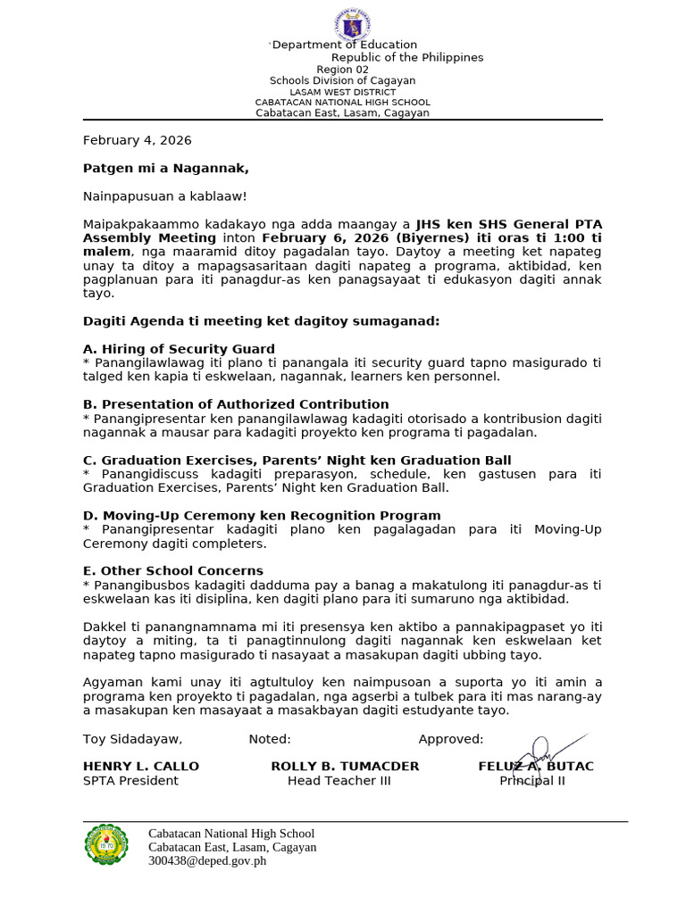 2024 Matatag Template | PDF