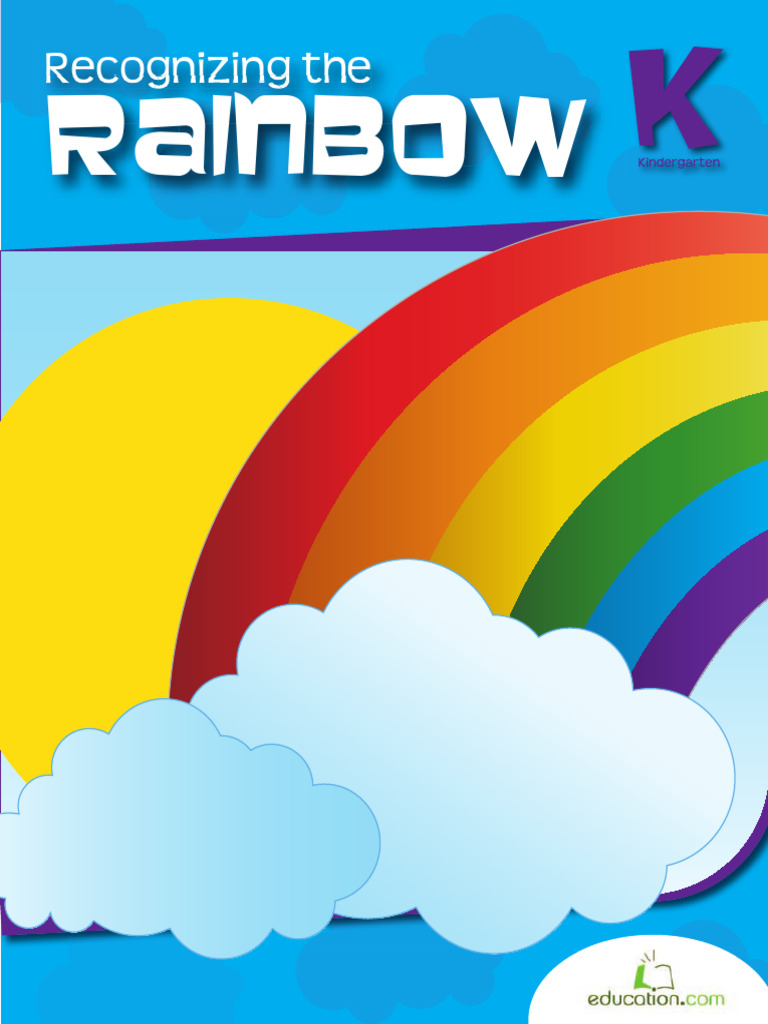 Kindergarten - Recognizing The Rainbow Workbook | PDF | Brown | Color
