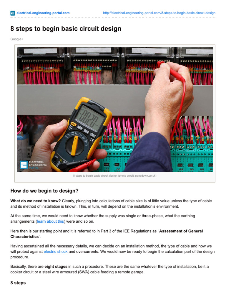 Electrical-Engineering-portal.com-8 Steps to Begin Basic Circuit Design ...