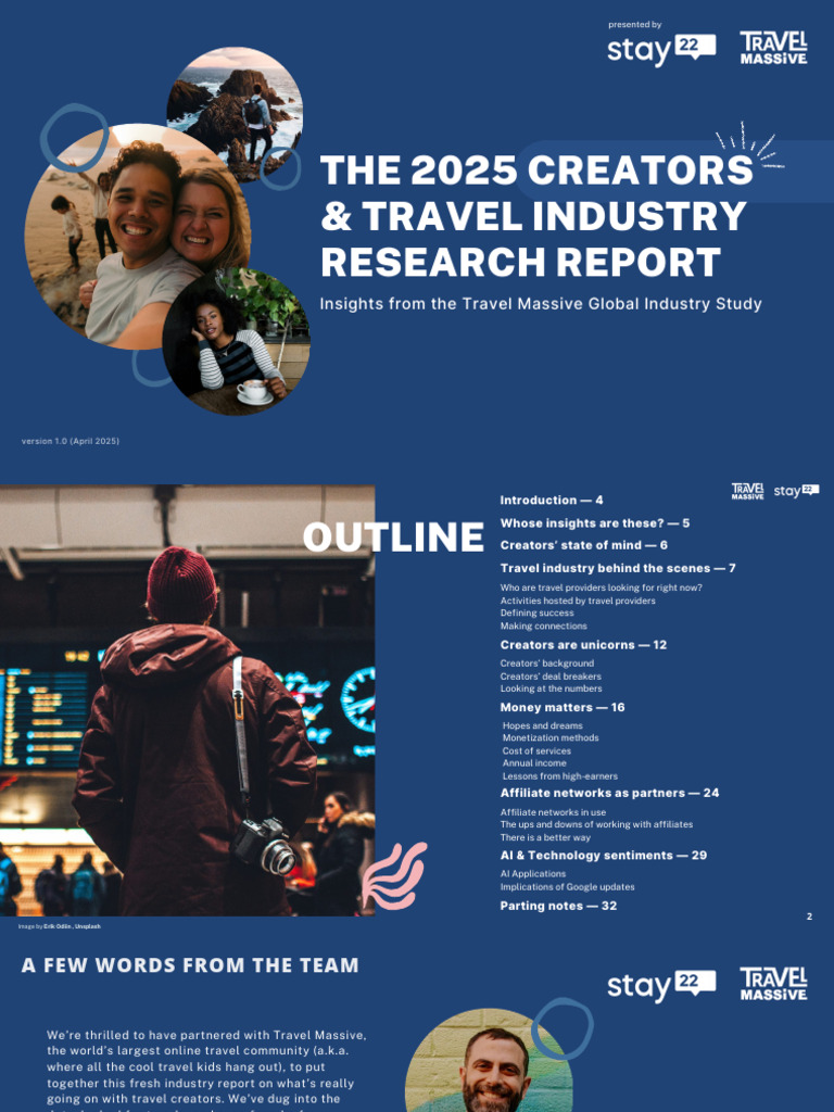 Stay22 Creators Report NQg4nYAa1A 2025 | PDF | You Tube | Business