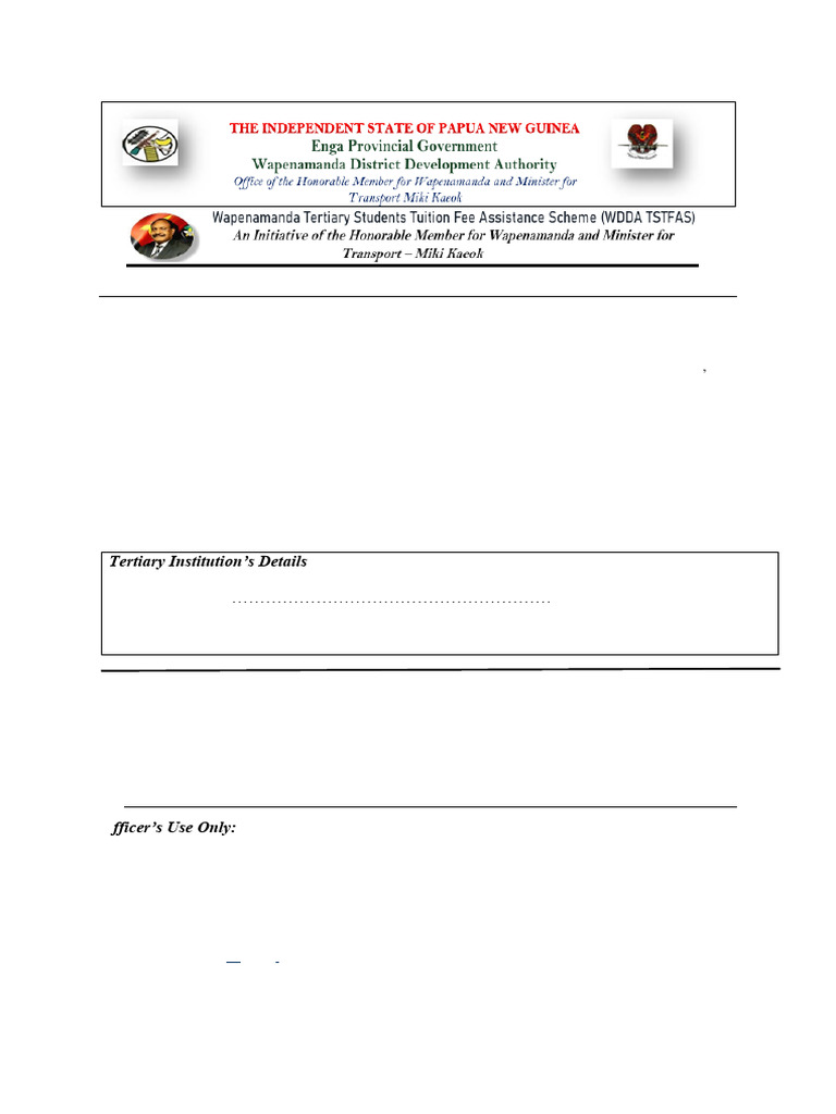 Application Form 2026 | PDF