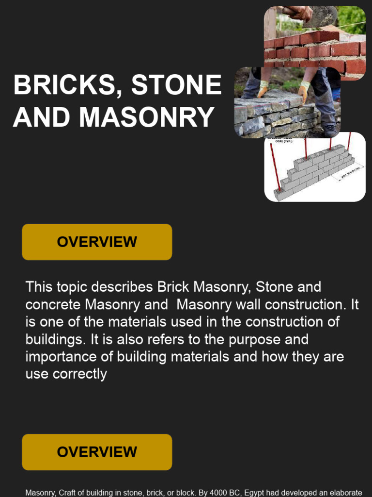 Part 2 Brick Stone and Masonry | PDF | Masonry | Brick