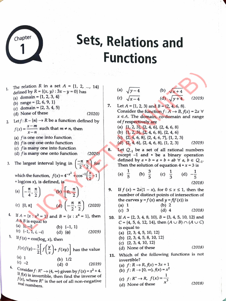 Comedk Maths PYQ 1 | PDF