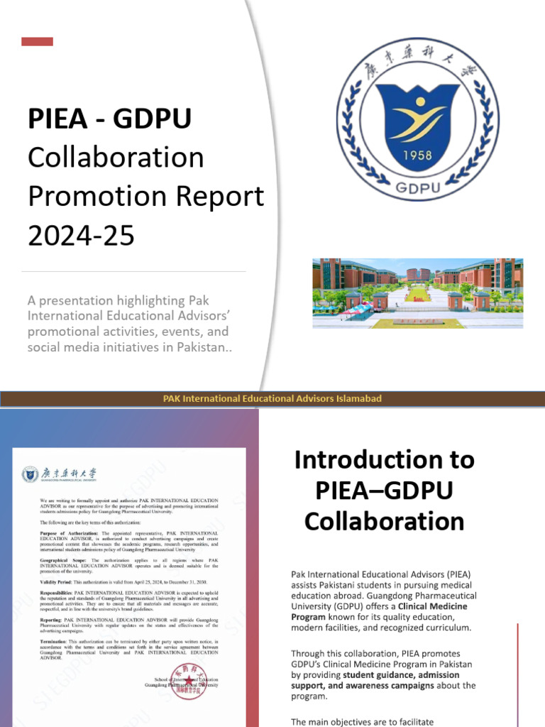 PIEA GDPU Collaboration | PDF