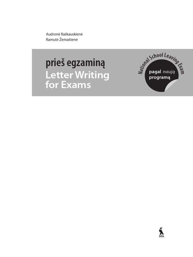 Letter Writing For Exams 1-13 PSL CDB | PDF | Linguistics