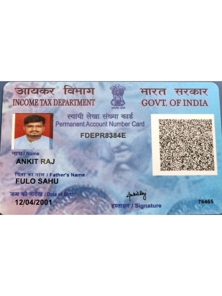 Ankit PAN Card | PDF