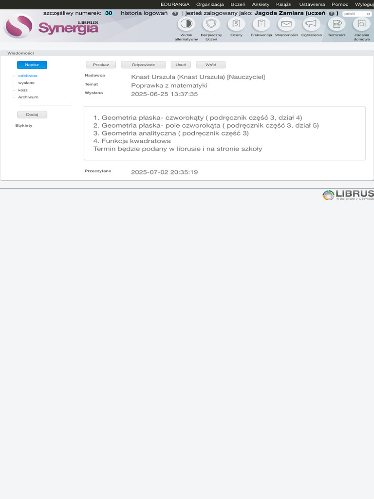 LIBRUS Synergia | PDF
