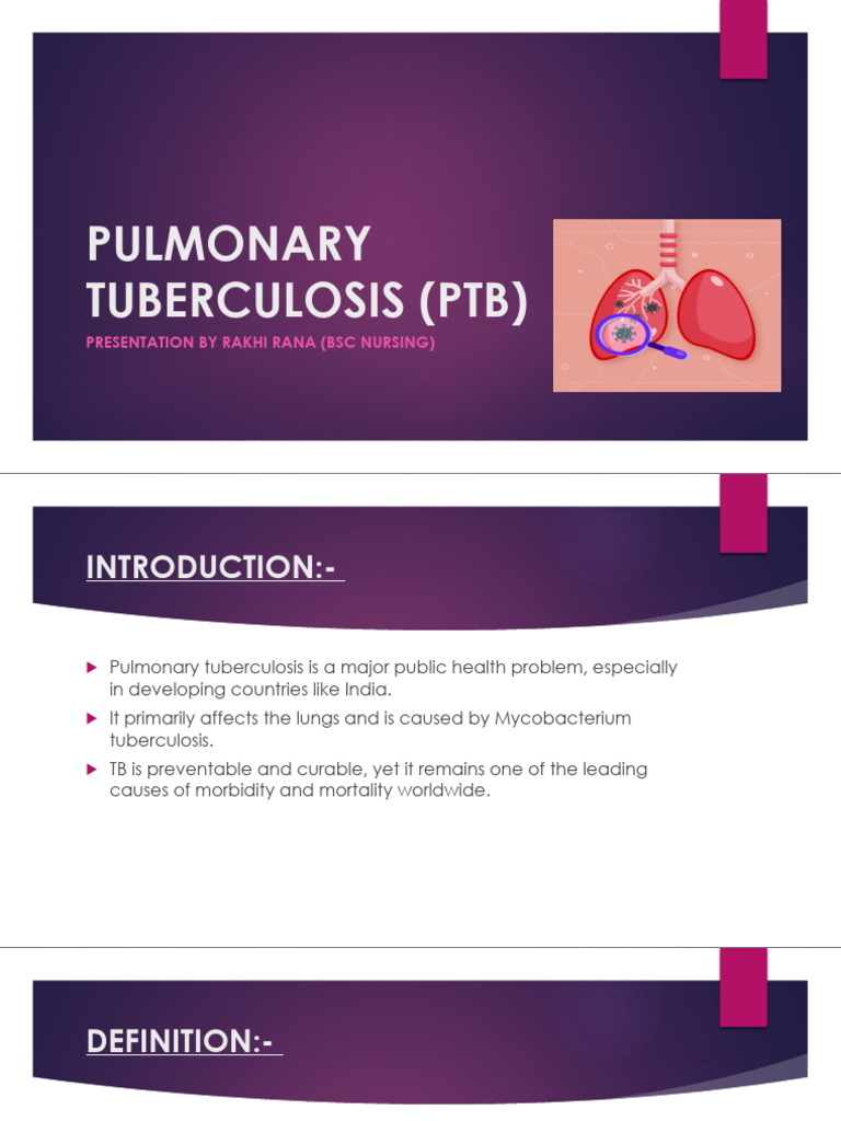 pulmonarytbbyrakhirana-260208164338-72a36c6d | PDF | Tuberculosis ...