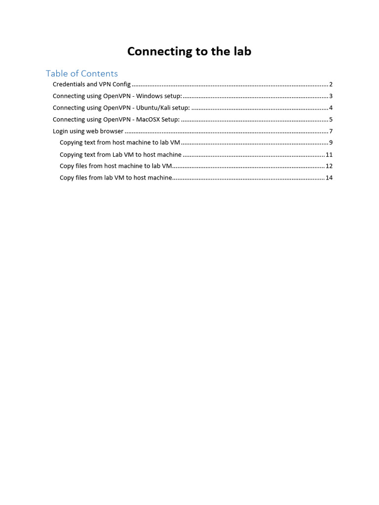 Connecting To The Lab | PDF | Directory (Computing) | Computer File
