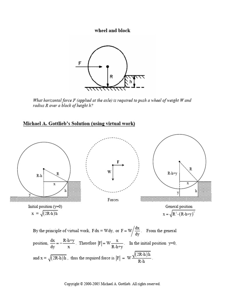 Wheel and Block Sol 2 | PDF
