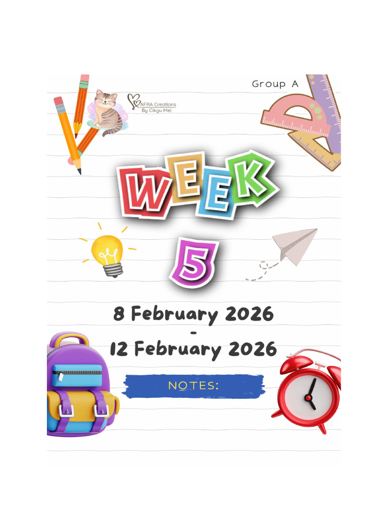 WEEK 5 | PDF | Reading Comprehension | Lesson Plan