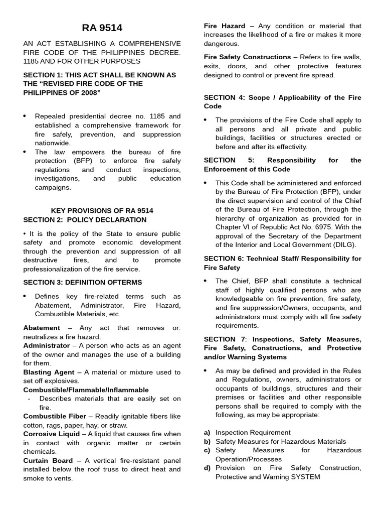 Fire Investigation and Arson Finals Reporting Notes | PDF | Fire Safety ...