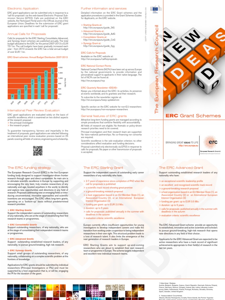 ERC Grant Schemes FP7 | PDF | European Union | Government