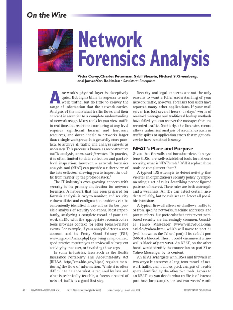 Network Forensics Analysis | PDF | Computer Network | File Transfer ...