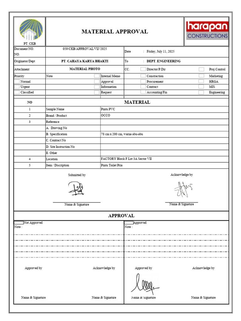 59 Pintu PVC Toilet Pria | PDF