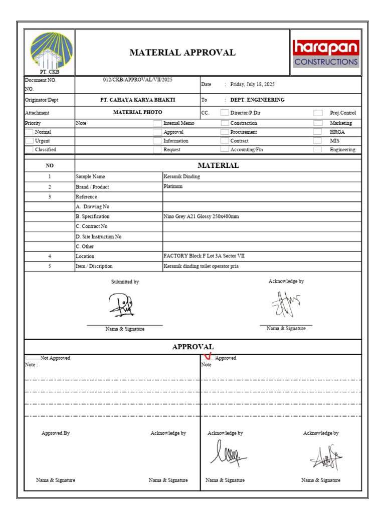 12. Keramik Dining Toilet Operator Pria Revisi | PDF