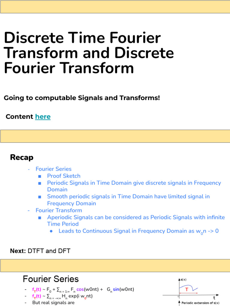L20.pptx | PDF | Fourier Analysis | Discrete Fourier Transform