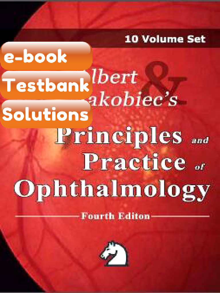 Testbank Albert and Jakobiec s Principles and Practice of Ophthalmology ...