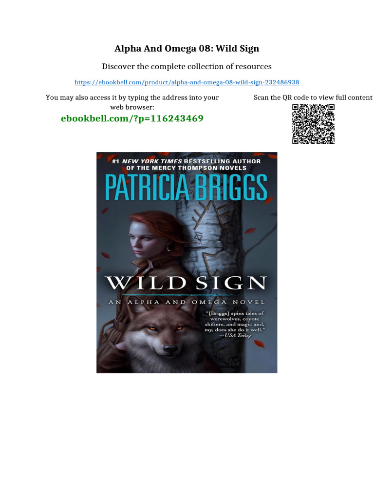 Alpha and Omega 08: Wild Sign Digital Version 2025 | PDF | Market ...
