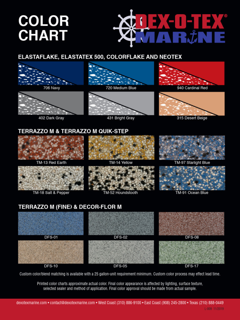 Marine Color Chart7 | PDF