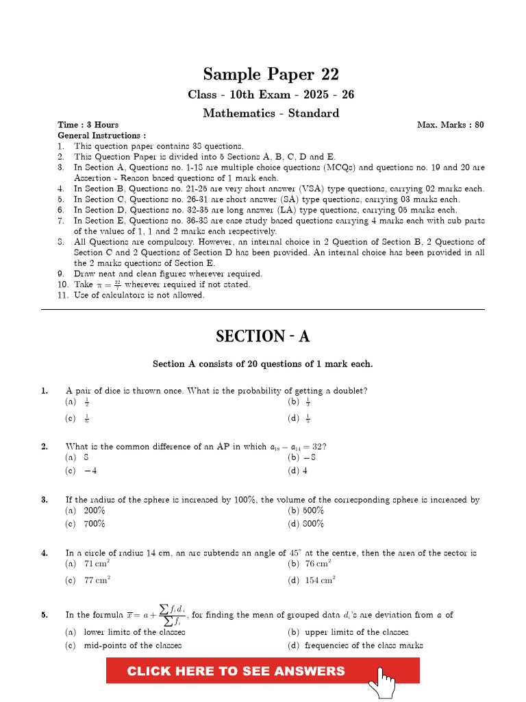 Maths Standard 22 | PDF | Quadratic Equation | Zero Of A Function