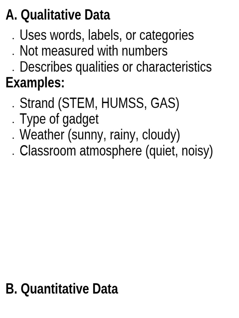 Q4 Quatitative and Elements of Measurements LECTURE | PDF